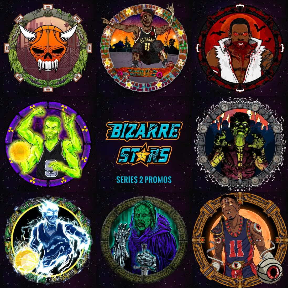 Bizarre Stars Series 2 Promos